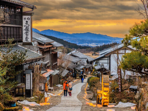 風情漂う宿場町「馬籠宿」