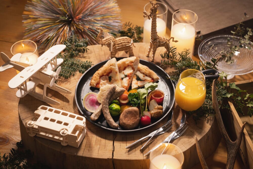 家族みんなで楽しむ！グランピングキッズBBQメニュー