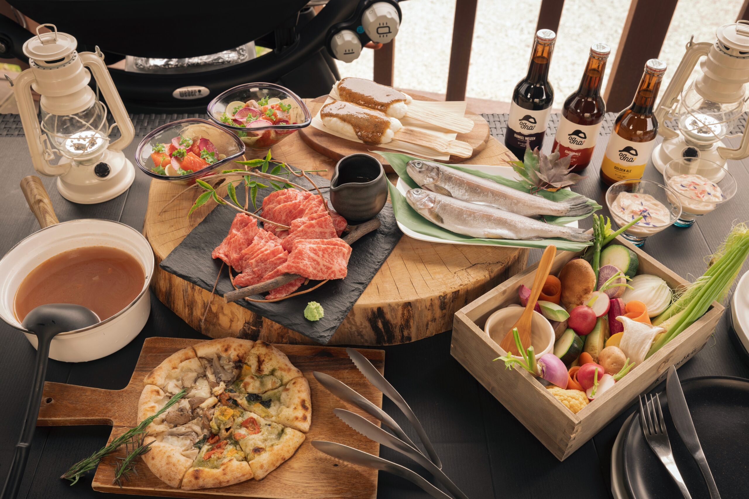 信州の贅沢を堪能する！グランピングでプレミアムBBQ体験